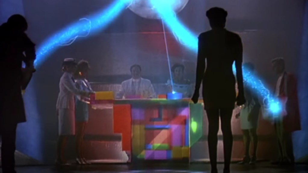 Sam prepares to leap in the season 4 opening of Quantum Leap.