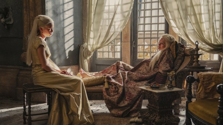 Rhaenyra and Mother in House of the Dragon Birth