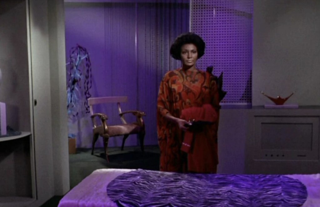 Nichelle Nichols as Uhura in Star Trek: The Tholian Web