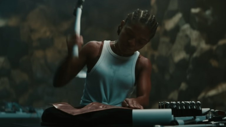 Riri Williams (Dominique Thorne) in Black Panther: Wakanda Forever