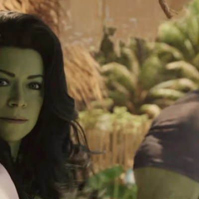 Tatiana Maslany and Mark Ruffalo in Marvel's She-Hulk