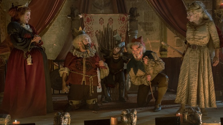 A mummers' puppet show on House of the Dragon episode 4