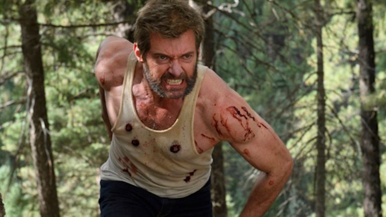 Hugh Jackman as the Wolverine in Logan