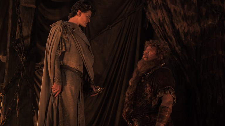 Robert Aramayo (Elrond), Owain Arthur (Prince Durin IV)