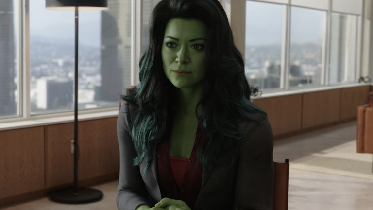 She-Hulk at work