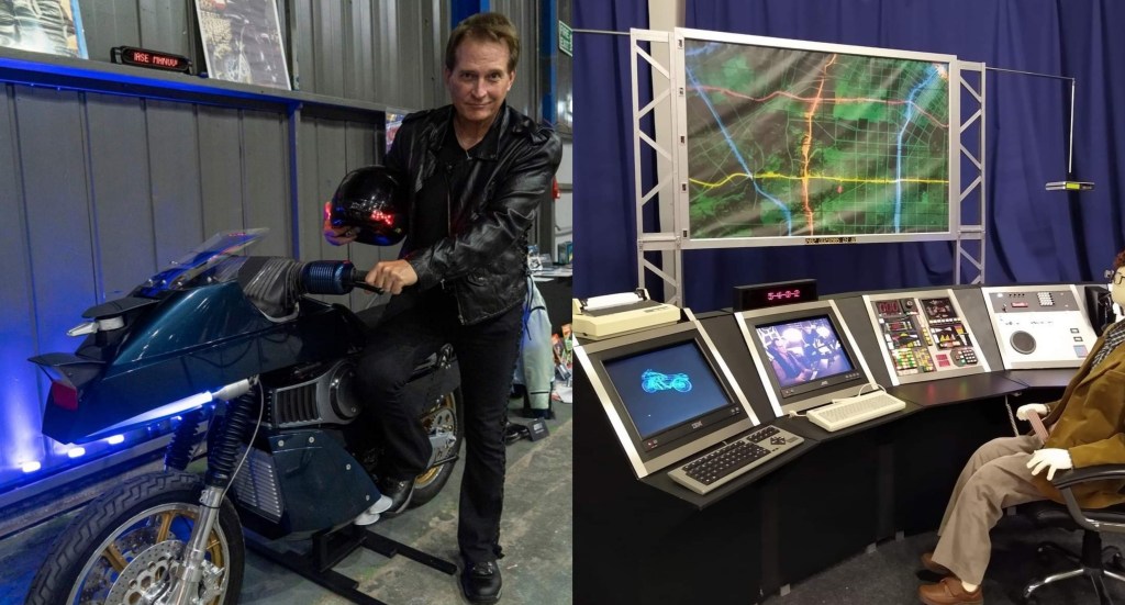 Rex Smith with Street Hawk and Command Center Build. Image credit: John Rowlands.
