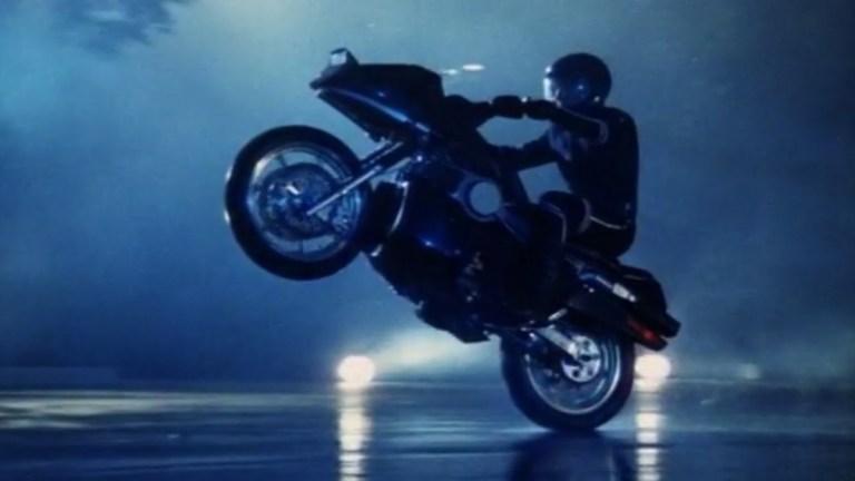 Street Hawk wheelie screengrab