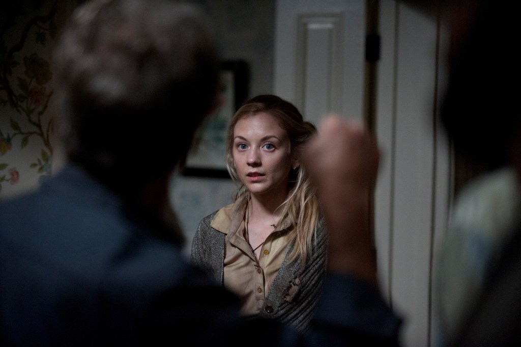 Beth Greene (Emily Kinney) and Walkers - The Walking Dead _ Season 4, Episode 13 - Photo Credit: Gene Page/AMC