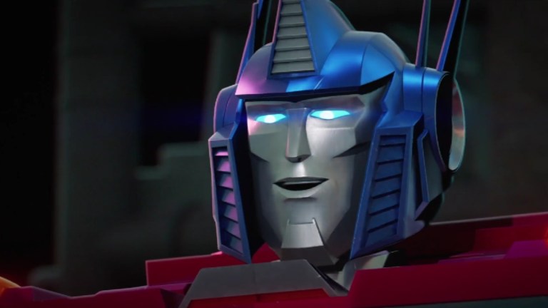Transformers: EarthSpark's new design for Optimus Prime.