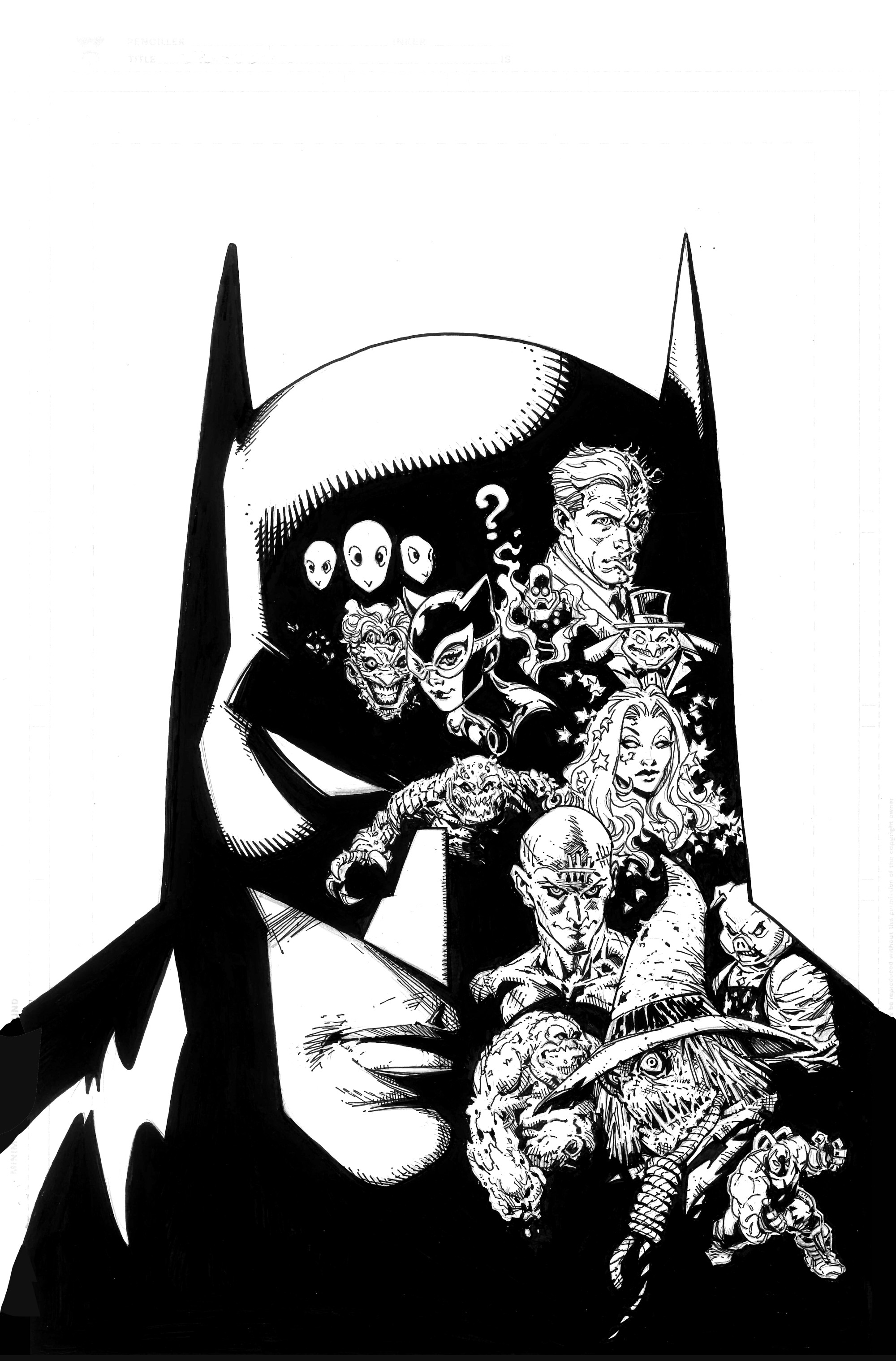 Batman Spawn art by Greg Capullo