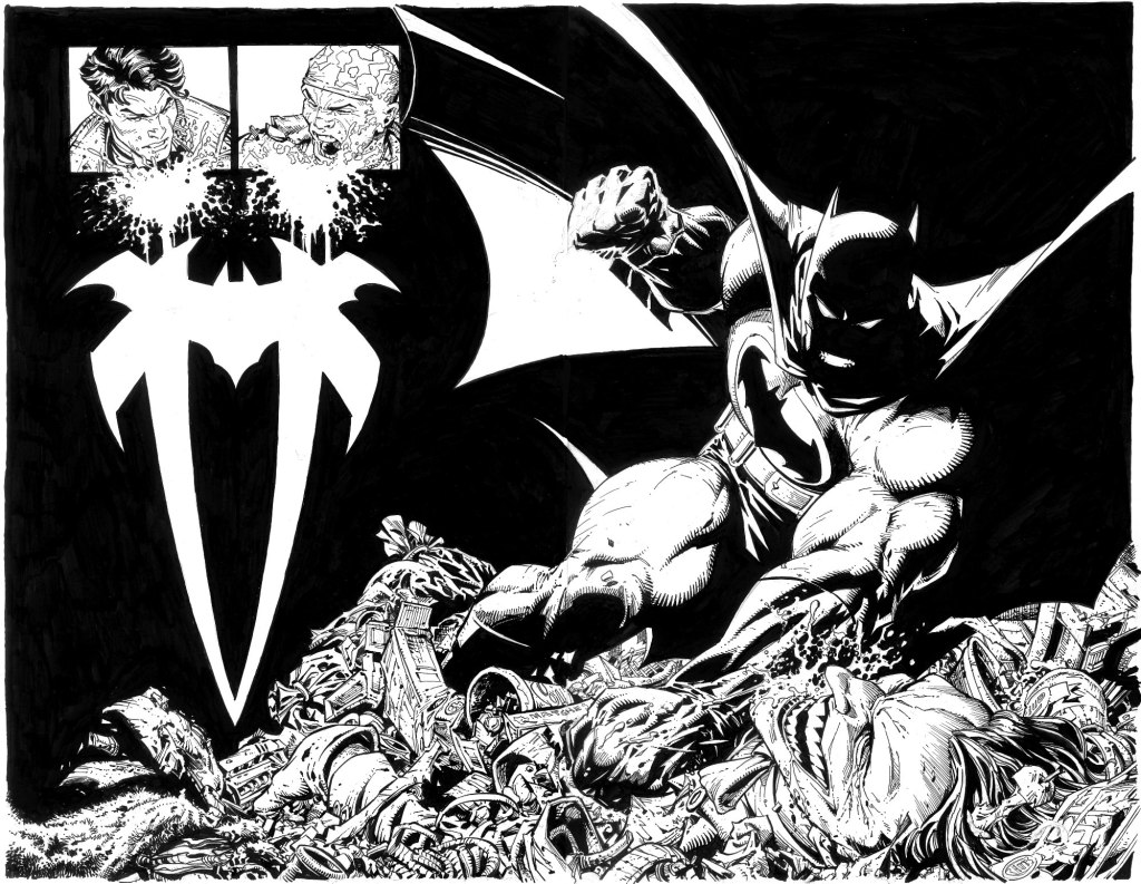 Batman Spawn art by Greg Capullo
