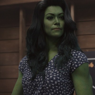 "Tatiana Maslany as Jennifer "Jen" Walters/She-Hulk in Marvel Studios' She-Hulk: Attorney at Law, exclusively on Disney+. Photo courtesy of Marvel Studios. © 2022 MARVEL."