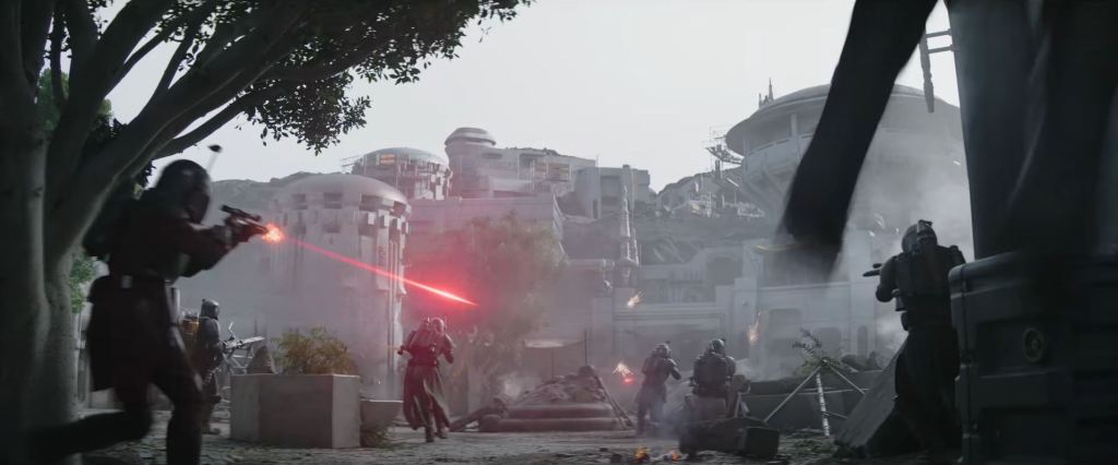 Battle in Star Wars: The Mandalorian