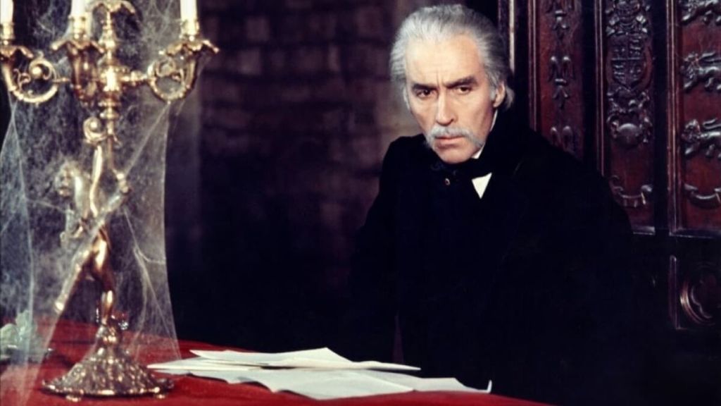 Christopher Lee in Graf Dracula