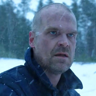 David Harbour as Hopper on Stranger Things