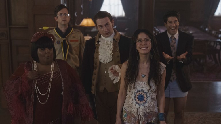 Pictured (L-R): Danielle Pinnock as Alberta, Richie Moriarty as Pete, Brandon Scott Jones as Isaac, Sheila Carrasco as Flower and Asher Grodman as Trevor.