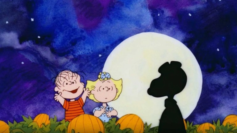 Linus, Sally, and Snoopy in It's The Great Pumpkin, Charlie Brown