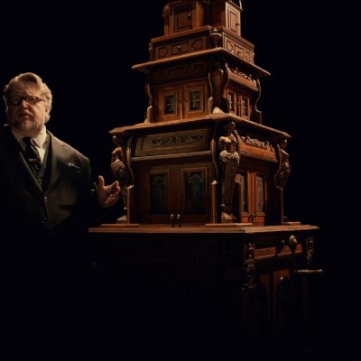 Guillermo del Toro's Cabinet Of Curiosities. Executive Producer Guillermo del Toro in episode “Lot 36” of Guillermo del Toro's Cabinet Of Curiosities.