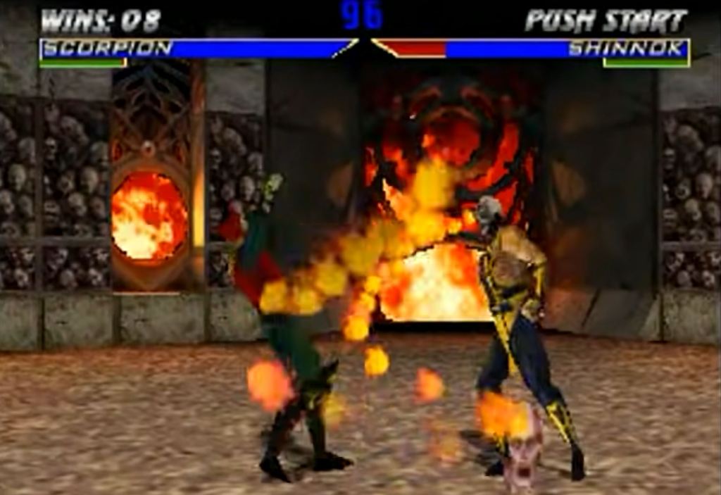 Mortal Kombat 4 - Scorpion Fatality #gamatroid#classicgames#classicgam