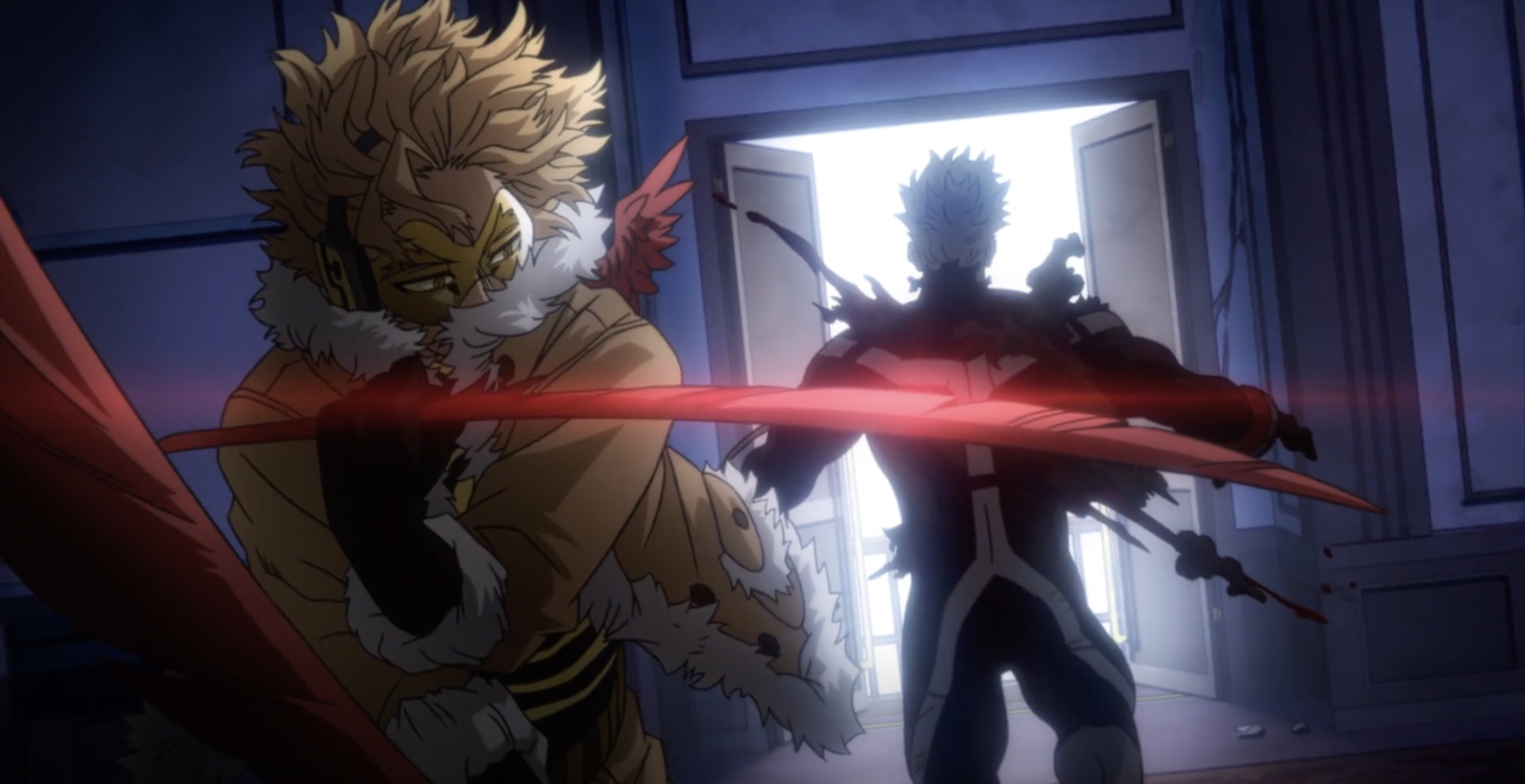 Twice and Hawks Clash in My Hero Academia Season 6 Episode 3