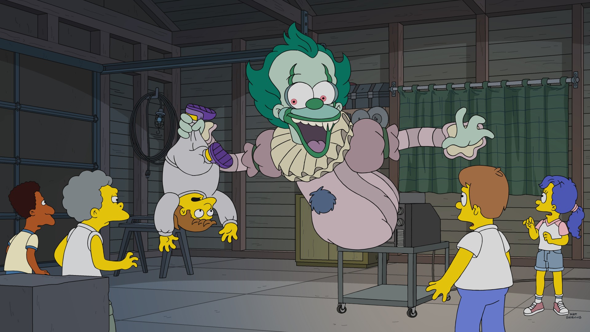 The Simpsons Wants Your Creepy Krusty the Clown Art | Den of Geek