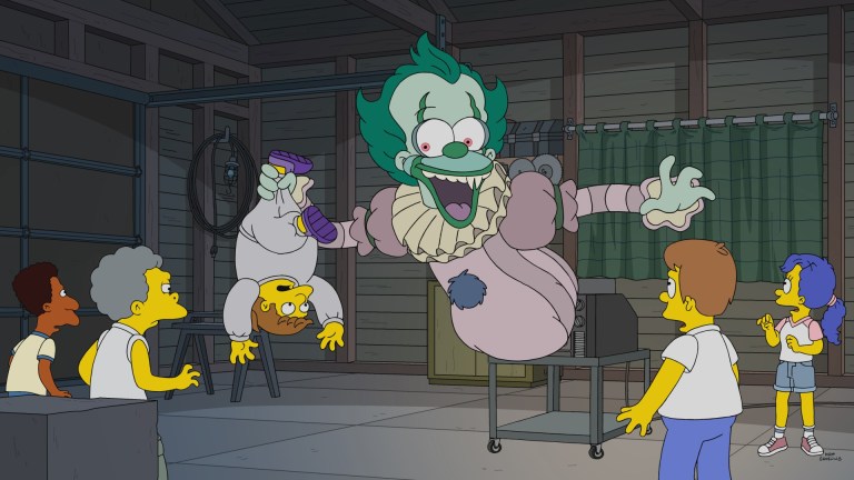 THE SIMPSONS: When an evil, shape shifting, unfunny clown starts eating the children of Kingfield, Young Homer and his friends must band together to destroy it, or die trying in the all-new "Not It" episode of THE SIMPSONS airing Sunday, October 23 (8:00-8:31 PM ET/PT) on FOX. THE SIMPSONS