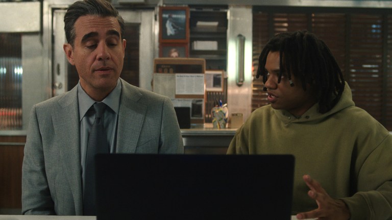 The Watcher. (L to R) Bobby Cannavale as Dean Brannock, Henry Hunter-Hall as Dakota in episode 105 of The Watcher