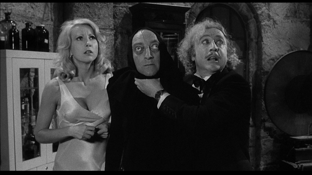 Terri Garr, Gene Wilder and Marty Feldman in Mel Brooks' Young Frankenstein