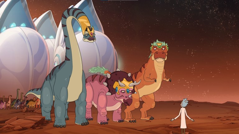 Dinosaurs in Rick and Morty