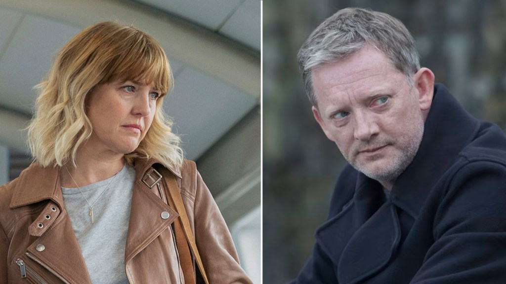 Ashley Jensen en Mayflies Douglas Henshall en Shetland BBC