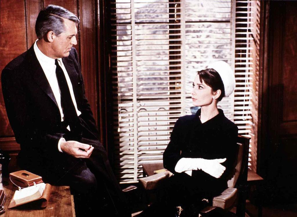 Cary Grant and Audrey Hepburn in Charade
