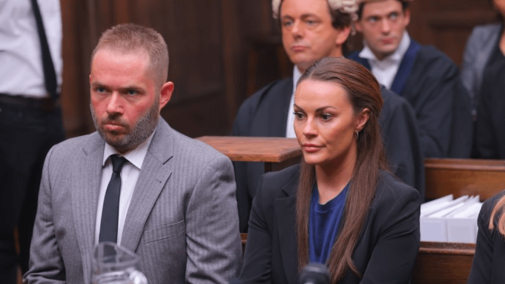 Dion Lloyd plays Wayne Rooney played and Chanel Cresswell plays Coleen Rooney in the upcoming series Vardy v Rooney: A Courtroom Drama