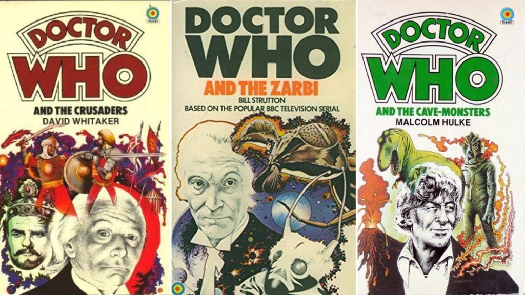 Doctor Who Target novel covers