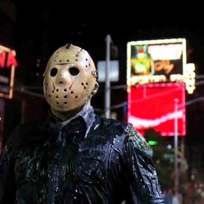 Jason in Manhattan's Times Square in Friday the 13th Part 8 copy