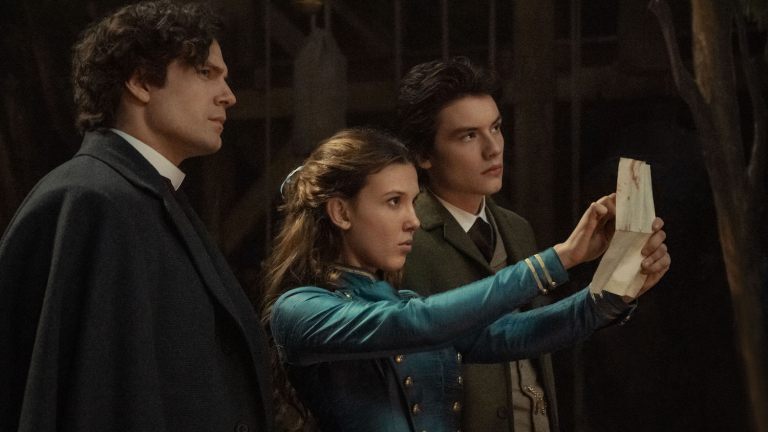 Millie Bobby Brown and Henry Cavill in Enola Holmes 2 Review