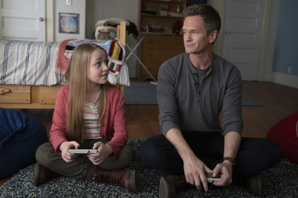 Neil Patrick Harris playing Nintendo in 8-Bit Christmas