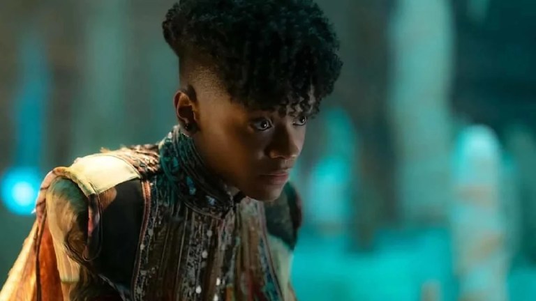 Shuri in Black Panther 2 Ending