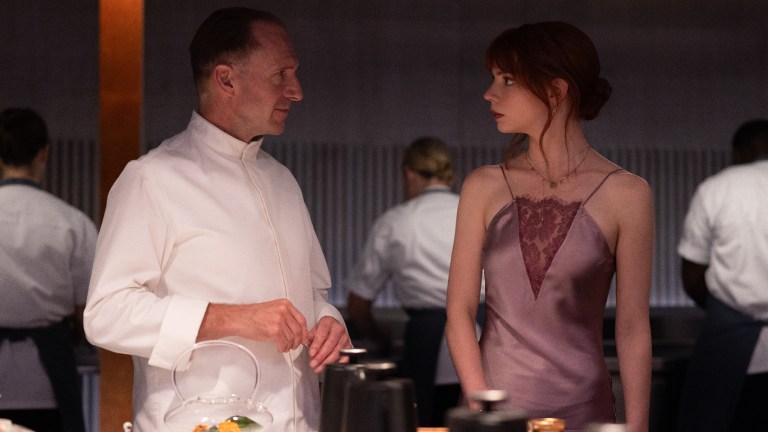 Ralph Fiennes and Anya Taylor-Joy inThe Menu