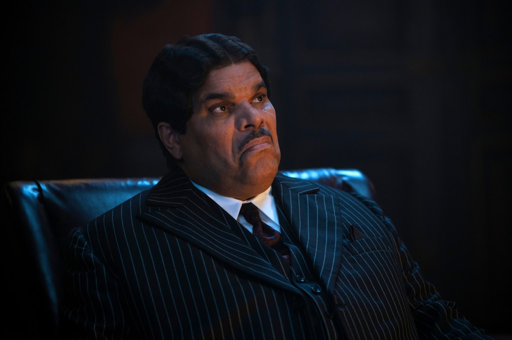 Wednesday. Luis Guzmán as Gomez Addams in episode 105 of Wednesday. Cr. Vlad Cioplea/Netflix © 2022