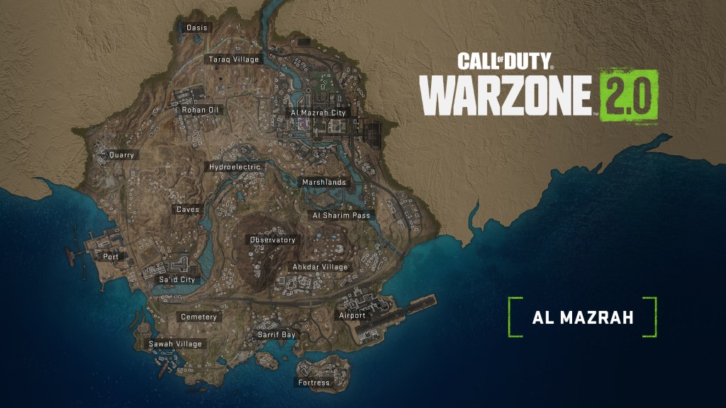 Call of Duty Warzone 2 Map Layout