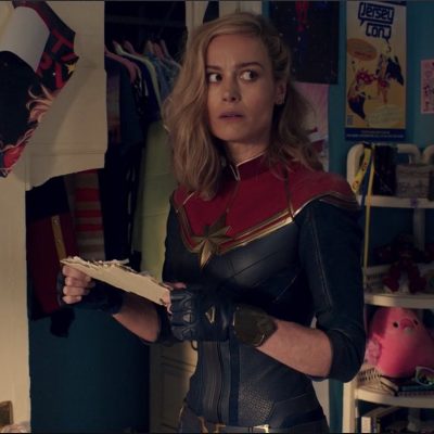 Brie Larson as Captain Marvel in Ms Marvel