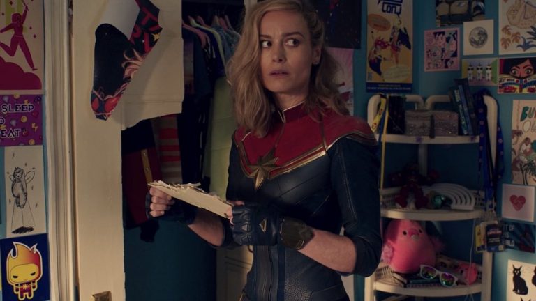 Brie Larson as Captain Marvel in Ms Marvel