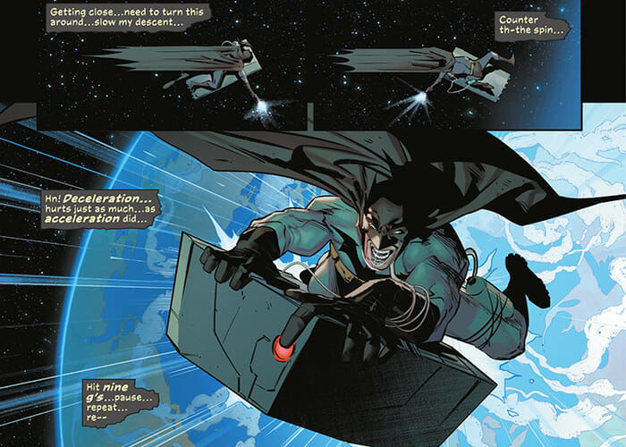 Batman in space from DC Comics