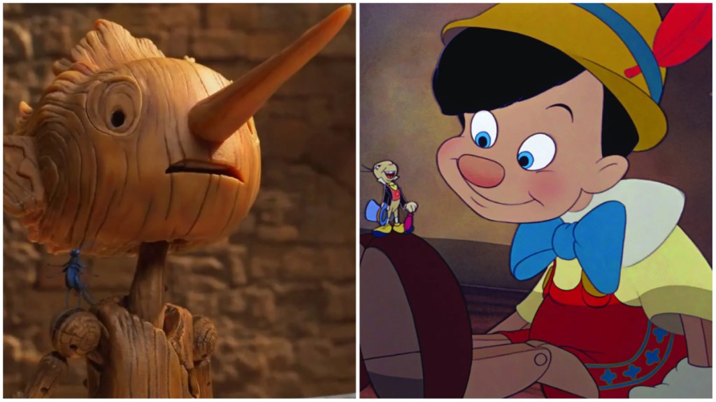 Del Toro Pinocchio 2022 vs 1940