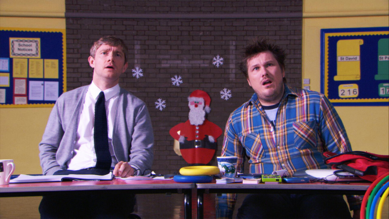 Martin Freeman and Marc Wootton in Nativity