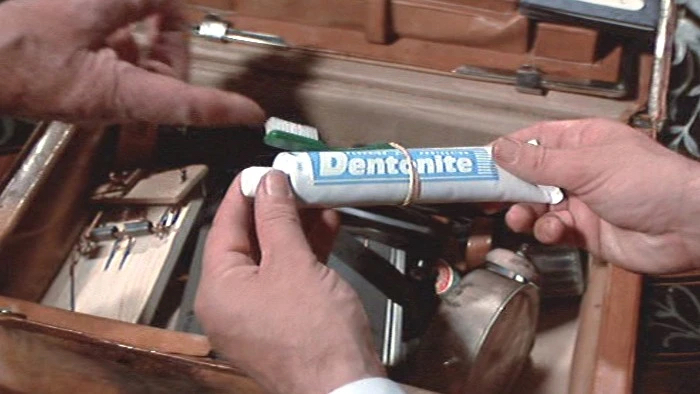 Dentonite Toothpaste Licensed to Kill