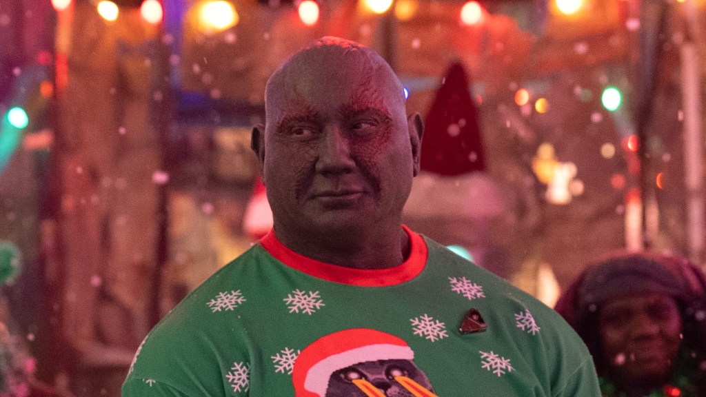 Drax in Guardians of the Galaxy Holiday Special