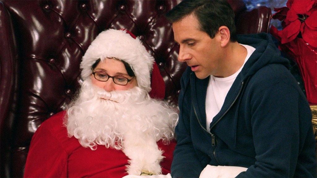 Phyllis from The Office as Santa