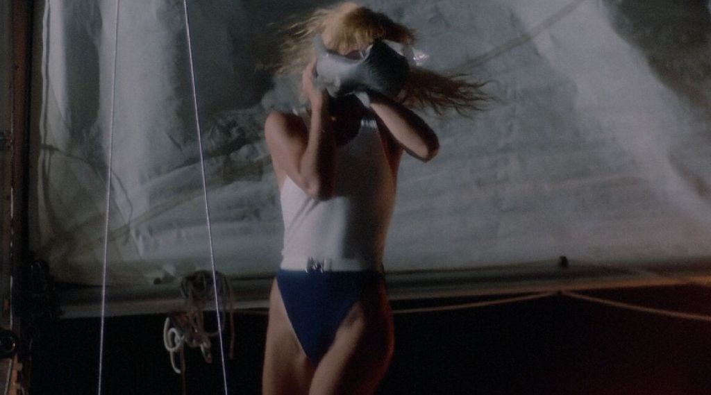 Woman in Piranha 2