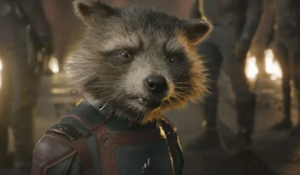 Rocket Racoon in Guardians of the Galaxy Vol. 3